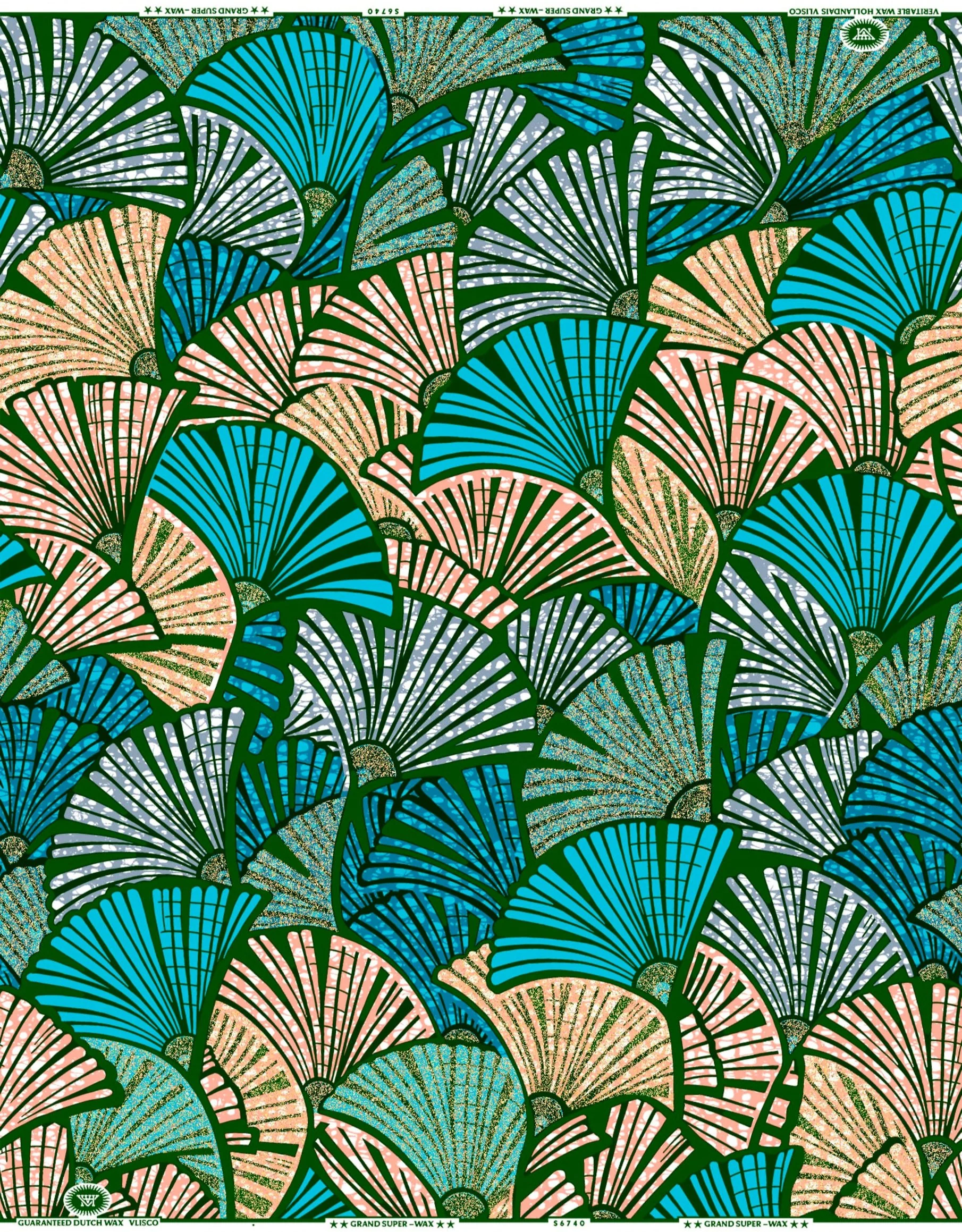 Grand Super-Wax | Blue-Copper Shine Embellished - Image 6