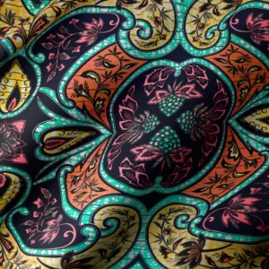 Grand Super-Wax | Blue-Copper Shine Embellished
