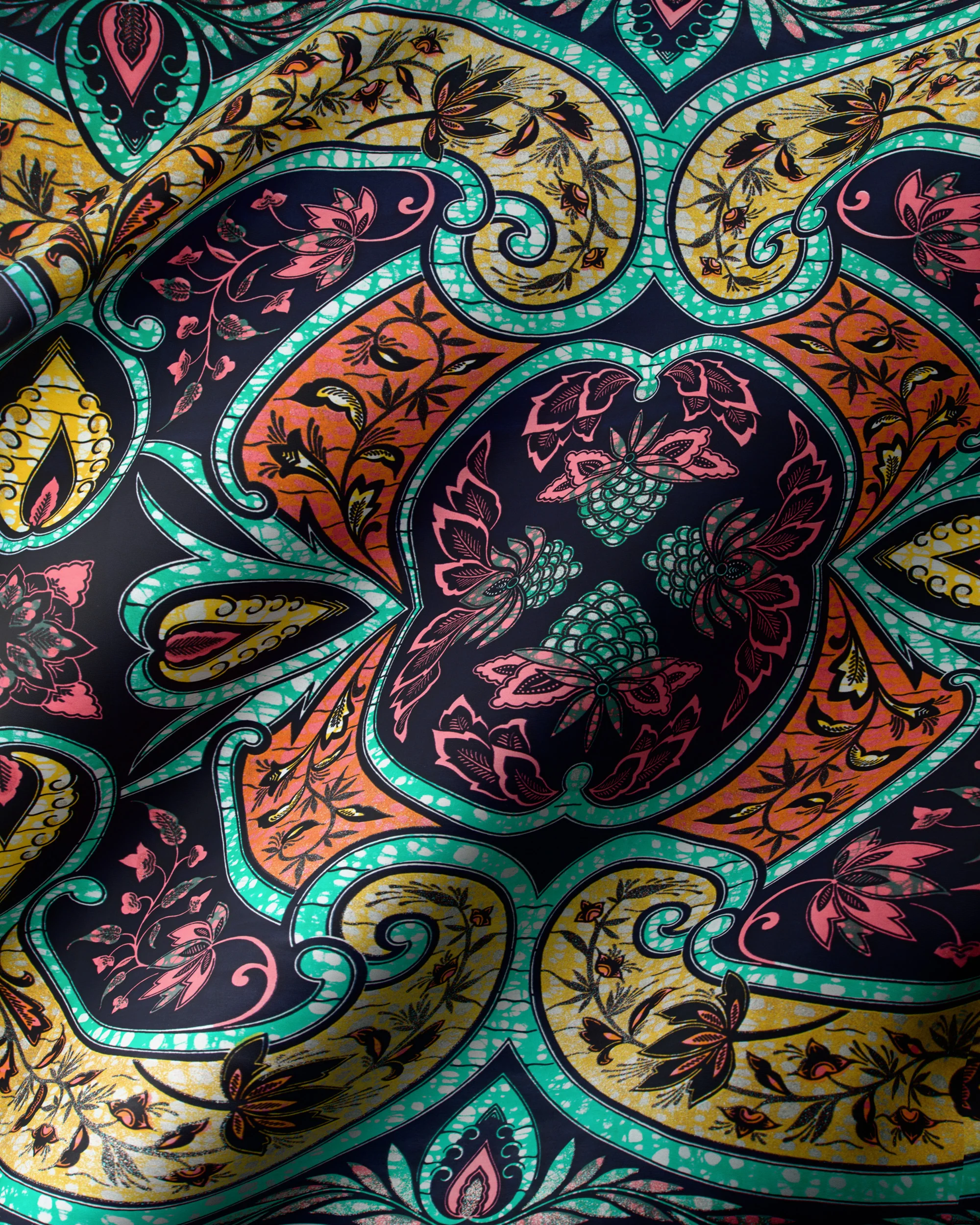 Grand Super-Wax | Blue-Copper Shine Embellished