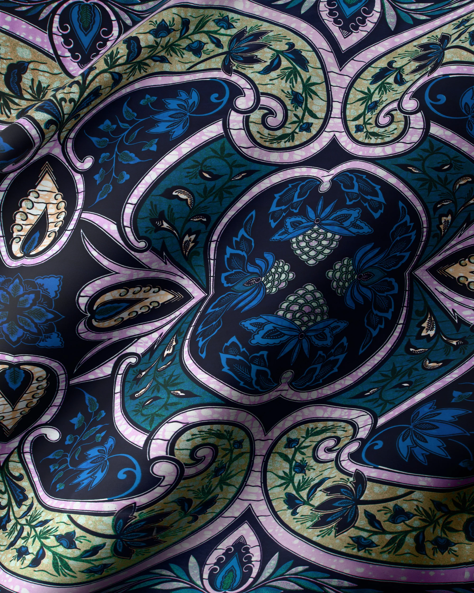 Grand Super-Wax | Blue-Copper Shine Embellished - Image 2