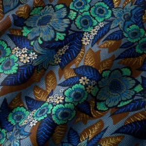 Satin Royal | Gold Embellished