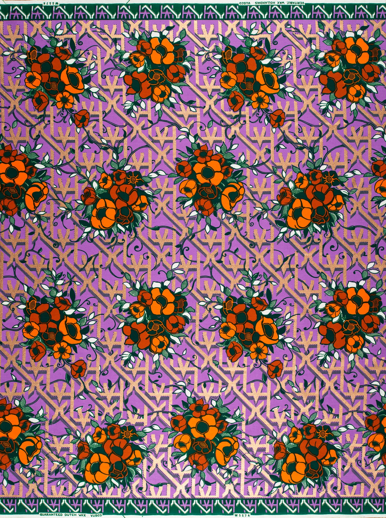 Wax Hollandais | VLW5574.006 | Pale Copper Embellished - Image 4