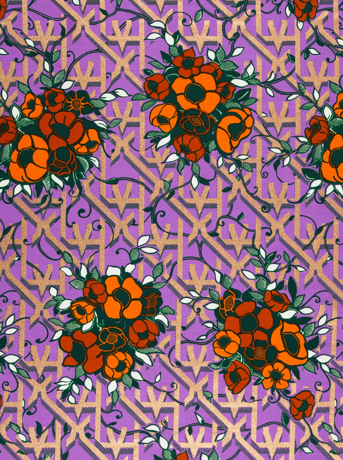Wax Hollandais | VLW5574.006 | Pale Copper Embellished - Image 3